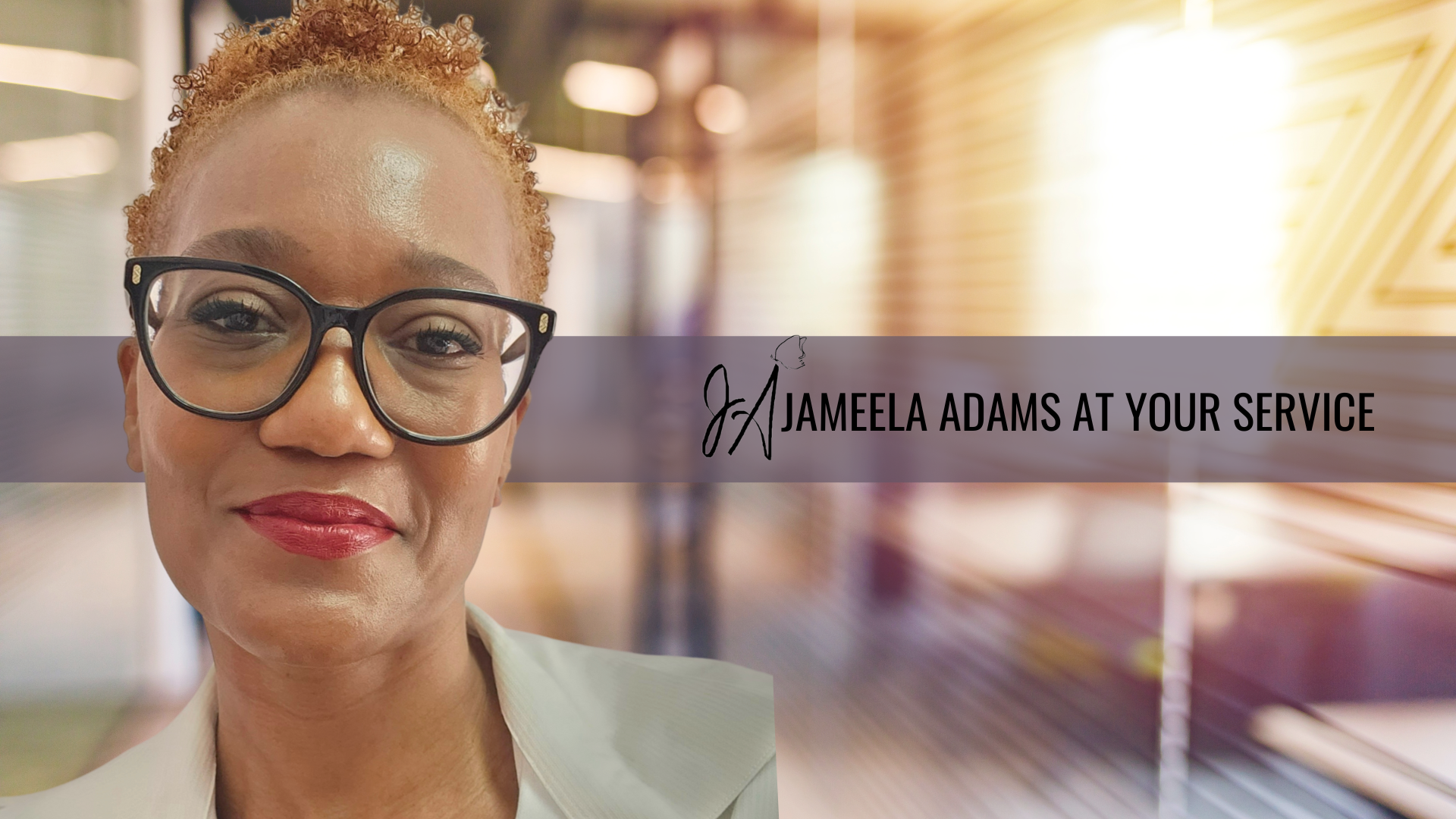 Jameela Adams At Your Service banner